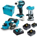 Makita DLX3162TJ - 18V 2 x 5.0Ah Cordless Brushless 3 Piece Combo Kit